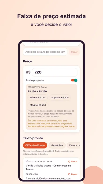 Tela 3 do Desapega