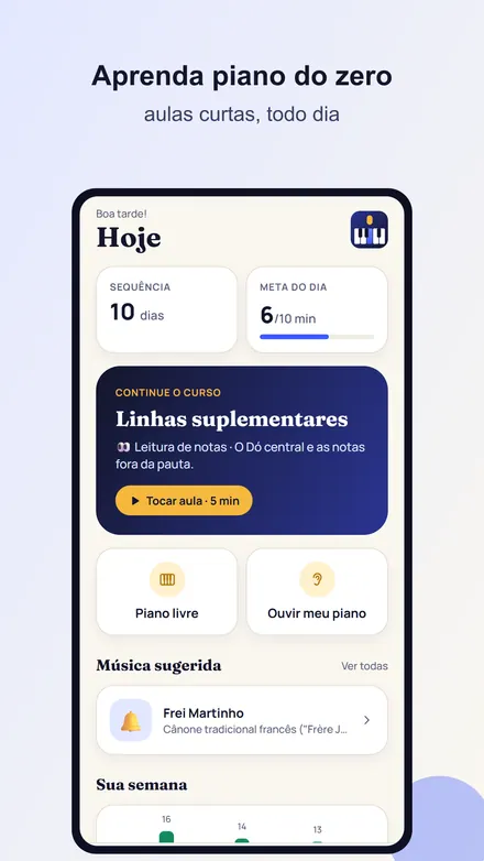 Tela do Tecla