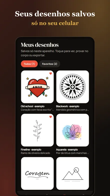 Tela 6 do Tinta
